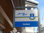 (201'272) - Arosa-Bus-Haltestelle - Arosa, Zentrum - am 19.