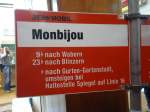 (140'097) - Bernmobil-Haltestelle - Bern, Monbijou - am 24. Juni 2012