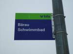 (131'745) - bls-bus-Haltestelle - Brau, Schwimmbad - am 28. Dezember 2010