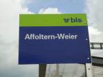 (133'518) - bls-bus-Haltestelle - Affoltern-Weier, Bahnhof - am 30. April 2011