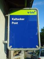 bls-bus/269731/133805---bls-bus-haltestelle---kaltacker-post (133'805) - bls-bus-Haltestelle - Kaltacker, Post - am 23. Mai 2011