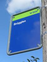 (166'019) - bls-bus-Haltestelle - Kaltacker, Brgglen - am 4.