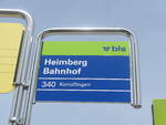 (225'956) - bls-bus-Haltestelle - Heimberg, Bahnhof - am 19.