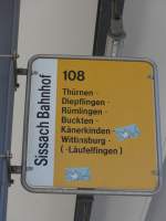 (150'711) - BLT-Haltestelle - Sissach, Bahnhof - am 18.