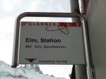 glarnerbus/298075/142604---glarnerbus-haltestelle---elm-station (142'604) - GlarnerBus-Haltestelle - Elm, Station - am 23. Dezember 2012