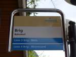 Ortsbus Brig-Glis-Naters-Bitsch/336050/149678---ortsbus-haltestelle---brig-bahnhof (149'678) - Ortsbus-Haltestelle - Brig, Bahnhof - am 20. April 2014