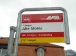 (130'994) - AFA-Haltestelle - Frutigen, Alte Mhle - am 15.