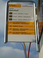(133'050) - PostAuto-Haltestelle - Sursee, Bahnhof - am 11. Mrz 2011
