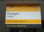 (138'444) - PostAuto-Haltestelle - Frutigen, Ischlag - am 6.