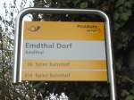 (138'479) - PostAuto-Haltestelle - Emdthal, Emdthal Dorf - am 6.