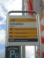 (138'693) - PostAuto-Haltestelle - Mhlin, Schallen - am 6.
