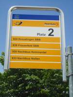 (139'127) - PostAuto-Haltestelle - Weinfelden, Bahnhof - am 27. Mai 2012