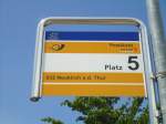 (139'130) - PostAuto-Haltestelle - Weinfelden, Bahnhof - am 27. Mai 2012