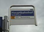 (141'565) - PostAuto-Haltestelle - Solothurn, Hauptbahnhof - am 12.