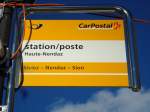 (142'670) - PostAuto-Haltestelle - Haute-Nendaz, station/poste - am 26. Dezember 2012