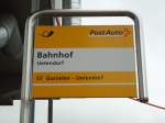 (143'921) - PostAuto-Haltestelle - Uetendorf, Bahnhof - am 28. April 2013