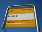 (146'231) - PostAuto-Haltestelle - Fafleralp - am 5. August 2013