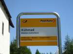(146'243) - PostAuto-Haltestelle - Blatten (Ltschen), Khmad - am 5. August 2013