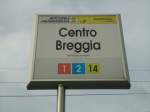 (147'817) - AMSA- + PostAuto-Haltestelle - Balerna, Centro Breggia - am 6. November 2013