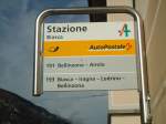 (147'864) - PostAuto-Haltestelle - Biasca, Stazione - am 6. November 2013