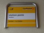 PostAuto/321000/148728---postauto-haltestelle---verbier-station (148'728) - PostAuto-Haltestelle - Verbier, station poste - am 2. Februar 2014