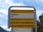 (149'686) - PostAuto-Haltestelle - Glis, Saltina - am 20. April 2014