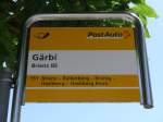(151'355) - PostAuto-Haltestelle - Brienz BE, Grbi - am 8. Juni 2014