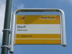 PostAuto/438324/160937---postauto-haltestelle---obernau-dorf (160'937) - PostAuto-Haltestelle - Obernau, Dorf - am 24. Mai 2015