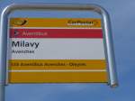 (161'267) - PostAuto-Haltestelle - Avenches, Milavy - am 28. Mai 2015