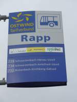 (167'502) - WilMobil/PostAuto/Regiobus-Haltestelle - Wil, Rapp - am 25. November 2015
