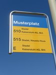 (169'326) - PostAuto-Haltestelle - Stadel, Musterplatz - am 19. Mrz 2016