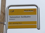 (169'436) - PostAuto-Haltestelle - Golzern, Talstation Seilbahn - am 25.