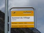 (170'220) - PostAuto-Haltestelle - Leytron, Sommet du Village - am 24.