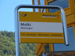 (173'704) - PostAuto-Haltestelle - Meiringen, Molki - am 8. August 2016