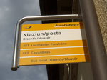 (174'847) - PostAuto-Haltestelle - Disentis/Mustr, staziun/posta - am 10.
