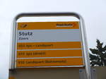 (179'982) - PostAuto-Haltestelle - Zizers, Stutz - am 4.