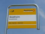 (180'726) - PostAuto-Haltestelle - Ennetmoos, Waldheim - am 24.