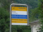 (182'285) - PostAuto-Haltestelle - Promontogno, Posta - am 24.