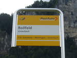 (183'537) - PostAuto-Haltestelle - Unterbach, Rollfeld - am 19. August 2017