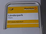 (186'812) - PostAuto-Haltestelle - Stans, Lnderpark - am 9.