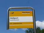 (194'426) - PostAuto-Haltestelle - Lauterbrunnen, Heliport - am 25.
