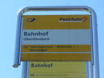 PostAuto/637178/194492---postauto-haltestelle---oberdiessbach-bahnhof (194'492) - PostAuto-Haltestelle - Oberdiessbach, Bahnhof - am 1. Juli 2018