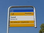 (194'529) - PostAuto-Haltestelle - Benken SG, Sand - am 7.