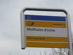 (201'206) - PostAuto-Haltestelle - Mllheim, Kirche - am 17.
