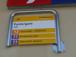 PostAuto/655895/203768---postauto-haltestelle---alle-poste-gare (203'768) - PostAuto-Haltestelle - Alle, Poste-gare - am 15. April 2019