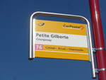 (203'775) - PostAuto-Haltestelle - Courgenay, Petite Gilberte - am 15.