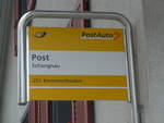 PostAuto/662756/205583---postauto-haltestelle---schangnau-post (205'583) - PostAuto-Haltestelle - Schangnau, Post - am 27. Mai 2019