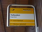 PostAuto/662757/205632---postauto-haltestelle---eigenthal-talboden (205'632) - PostAuto-Haltestelle - Eigenthal, Talboden - am 30. Mai 2019