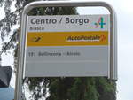 PostAuto/665545/206215---ablpostauto-haltestelle---biasca-centroborgo (206'215) - ABl/PostAuto-Haltestelle - Biasca, Centro/Borgo - am 9. Juni 2019
