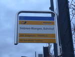 PostAuto/689790/214079---postauto-haltestelle---siebnen-wangen-bahnhof (214'079) - PostAuto-Haltestelle - Siebnen-Wangen, Bahnhof - am 1. Februar 2020